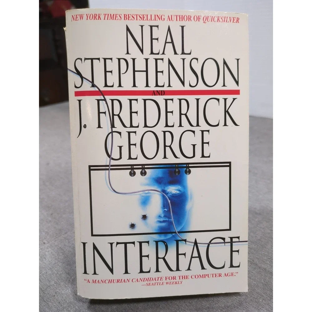 Interface Neal Stephenson J. Frederick‎ George Bantam Spectra Trade PB June 2005